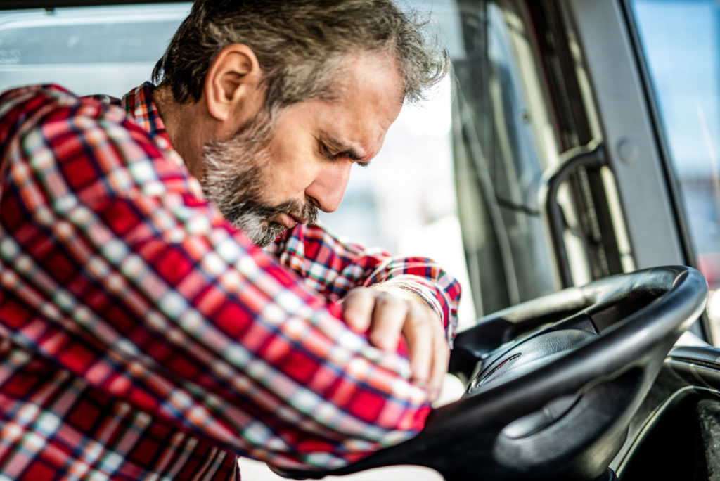 tired trucker