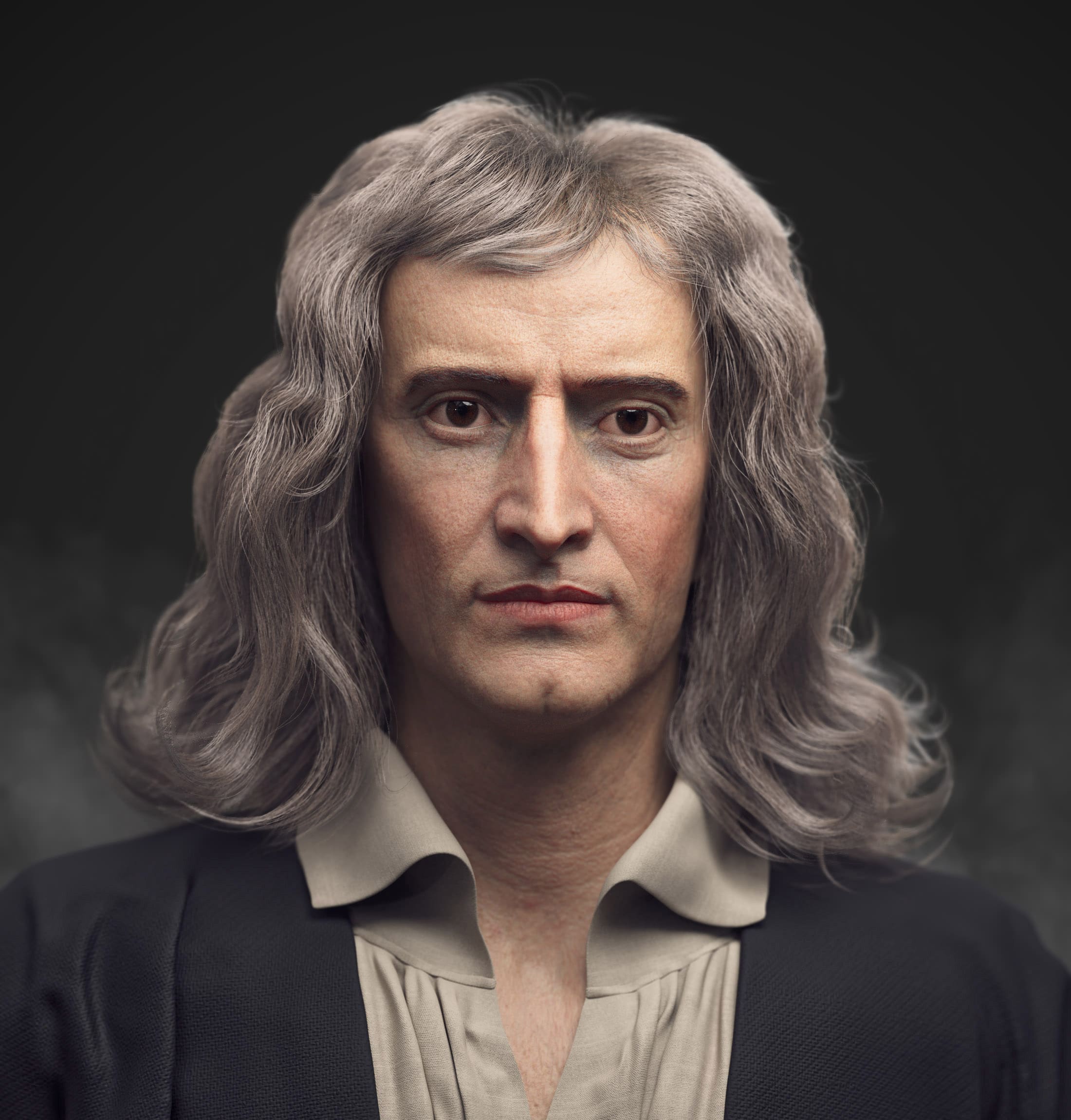 Isaac Newton 3D Model